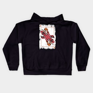 RUROUNI KENSHIN (SAMURAI X): KENSHIN CARD (GRUNGE STYLE) Kids Hoodie